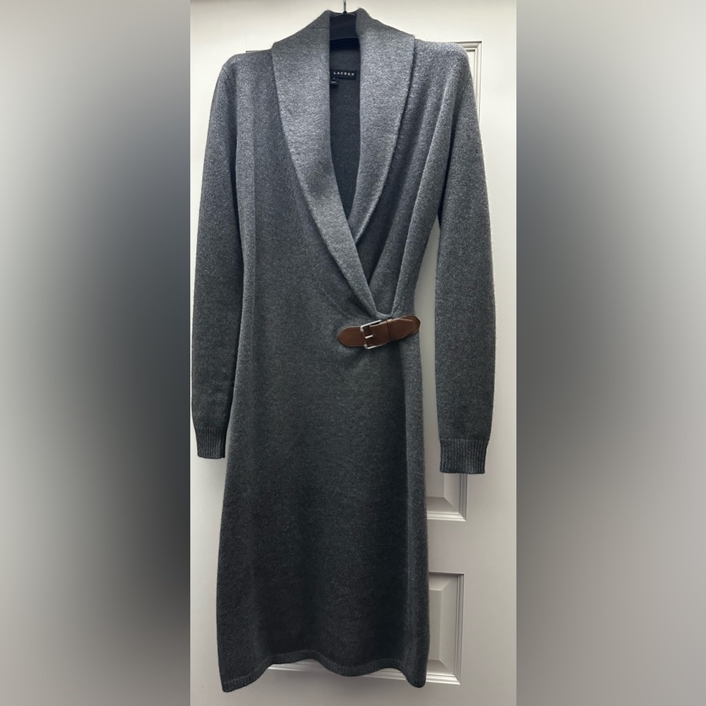 Ralph Lauren Wool Wrap Dress ***never worn ***